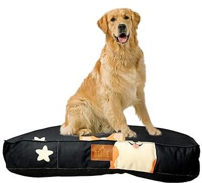 Rectangular Navy Blue 24 Inch Dog Mattress