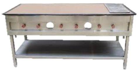 Polished Stainless Steel Chapati Plate With Puffer, For Commercial, Feature : Easy To Use, Low Maintenance