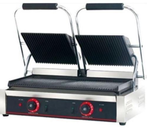 Stainless Steel Double Sandwich Griller, For Commercial Kitchen