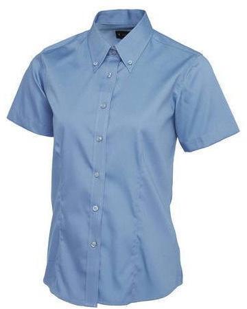 Ladies Cotton Half Sleeve Formal Shirt, Feature : Impeccable Finish, Easily Washable, Comfortable
