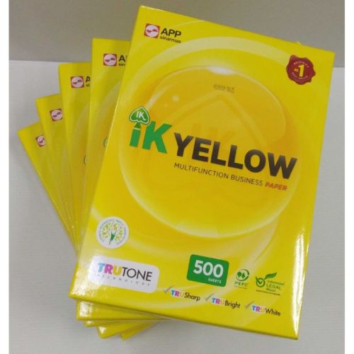 IK Yellow Paper, Pulp Material : Virgin Wood Pulp, Wood Pulp