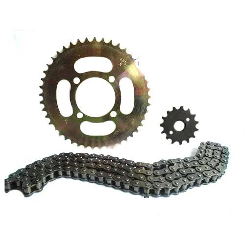 Mild Steel Hero Splendor Chain Sprocket Kit for Automoblie