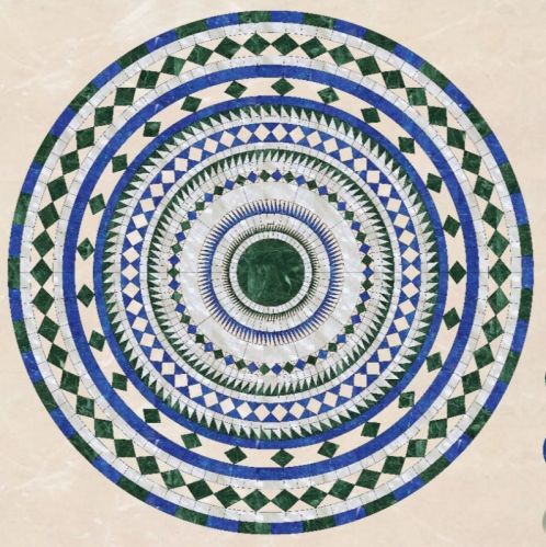 Lapis Lazuli Malachite & White Mother Of Pearl Inlay Work