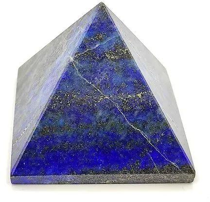 Dark Blue Lapis Tumble Stone Pyramid, For Healling, Feature : Fine Finishing, Light Weight, Shiny Looks