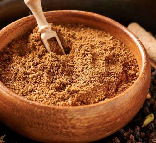 Brown Powder Blended Garam Masala, For Cooking, Certification : FSSAI Certified