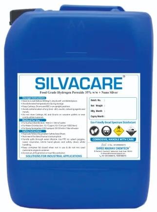 Silver Hydrogen Peroxide Liquid, For Surface Disinfectant, Purity : 99%
