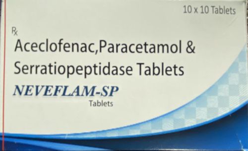 Neveflam-SP Tablet, Color : White, Packaging Size : 10/10 Blister