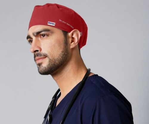 Knya Unisex Rust Premium Scrub Cap, Gender : Male