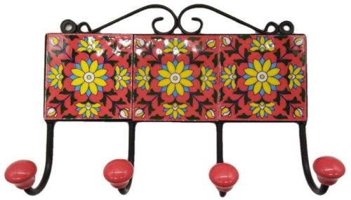 Plain Multicolor Ceramic Clothes Hanger, Style : Modern