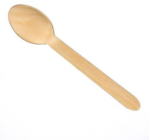 Brown Plain 140mm Wooden Spoon, For Event, Party, Restaurant, Packaging Type : Plastic Pack