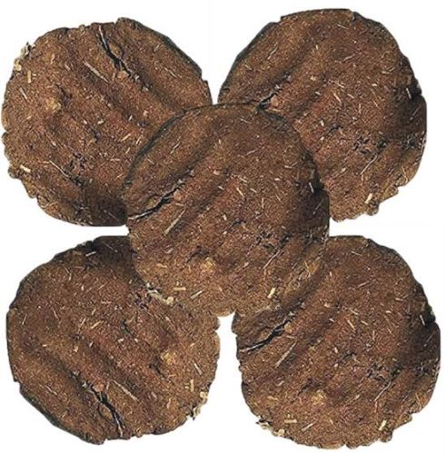 Brown Cow Dung Cake