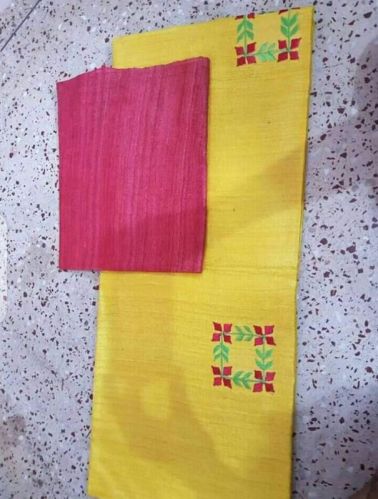 Silk Saree Embroidery Works