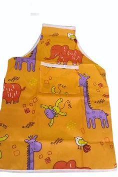 Cotton Baby Printed Apron, Size : S, M