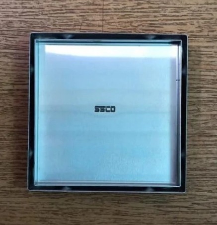 SSCO Square Stainless Steel Tile Insert Floor Drain, For Bathroom, Packaging Type : Box