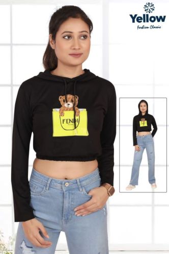 Own Printed Cotton Designer Crop Top, Occasion : Daily Wear