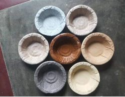 Disposable Paper Bowl- Mica Print- Multicolor, Size : 3Inch, 8Inch