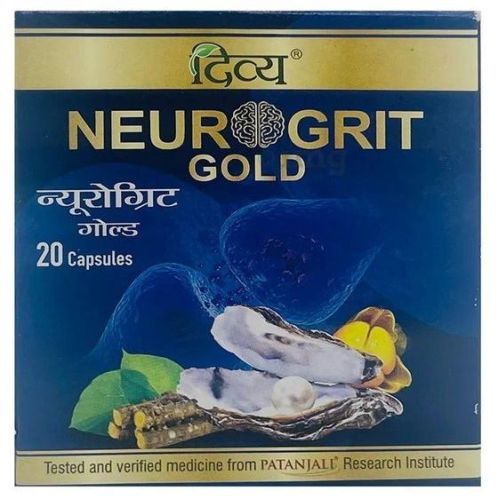 Patanjali Divya Neurogrit Gold Capsules, Shelf Life : 1year