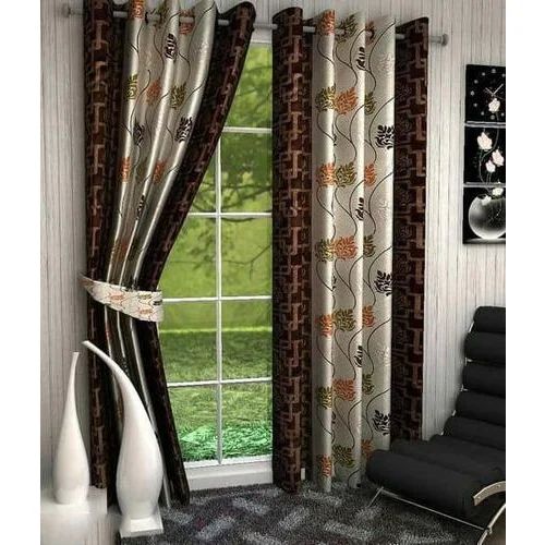 Multicolor Cotton Printed Door Curtain, For Window, Hotel, Home, Length : 7 Feet