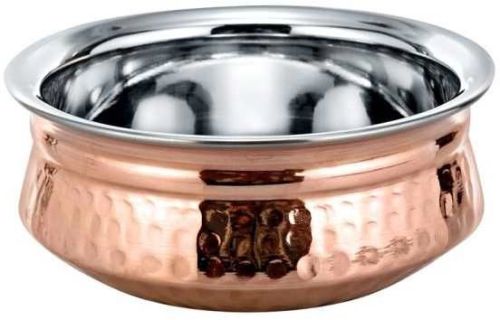 Polished Stainless Steel Serving Dish, For Home, Hotel, Size : 750ml