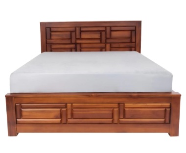 Polished Double Wooden Cot Bed, For Home Use, Hotel Use, Feature : Attractive Designs, High Strength