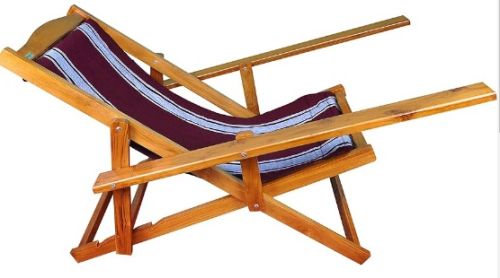 Wooden Easy Chair With Handle, For Home, Hotel, Feature : Accurate Dimension, Quality Tested, Termite Proof