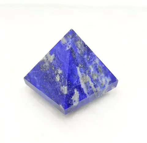 Blue Lapis Lazuli Agate Stone Pyramid, For Decoration Healing, Size : Customized