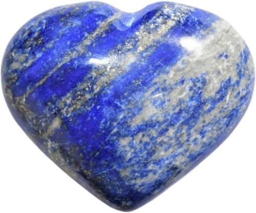 Blue Polished Gemstone Lapis Lazuli Heart Stone, For Decoration Healing, Size : Customized