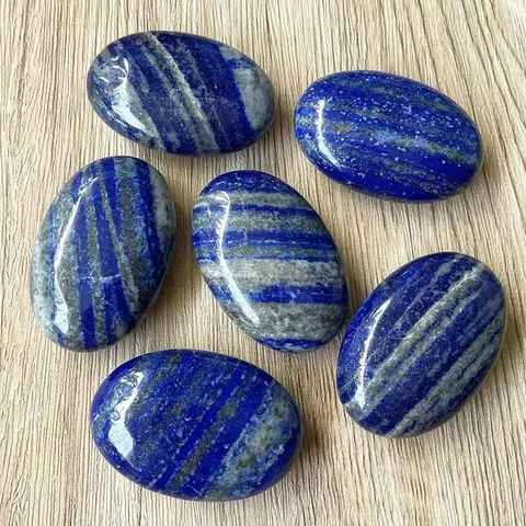 Blue Gemstone Lapis Lazuli Palm Stone, For Decoration Healing, Size : Customized