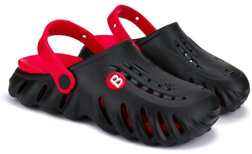 Black Bersache Light 6006 Mens Clog Shoes, Size : 6x9