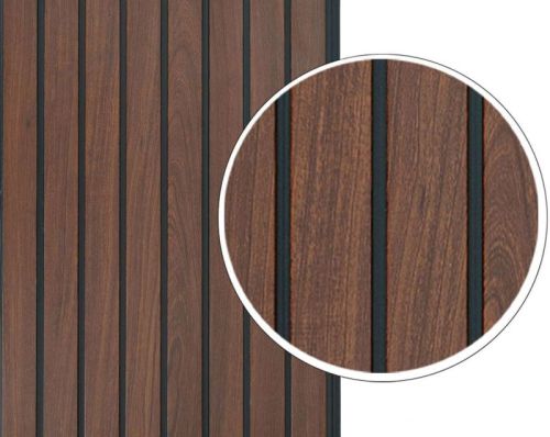 Made From Compressed Wood Plain 8G Fluted Wall Panel, For Office, Hotel, Home, Panel Shape : Rectangular