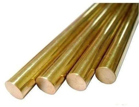 Golden Round Cu+zn Anjali Brass Rods, For Welding Purpose, Industrial, Certification : Isi Certified