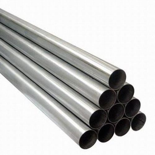 Silver Polished Stainless Steel Round Pipe, For Manufacturing Plants, Industrial Use