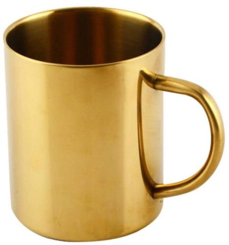 Plain Polished Brass Coffee Mugs, Size : Standard