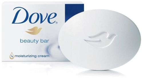 White Bar Oval Dove Soap, For Bathing, Packaging Type : Paper Box