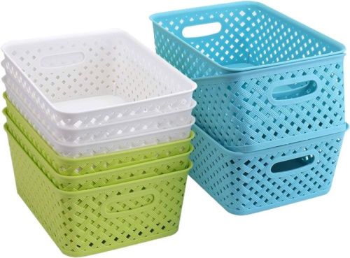 Rectangular Polished Plastic Baskets, For Kitchen Use