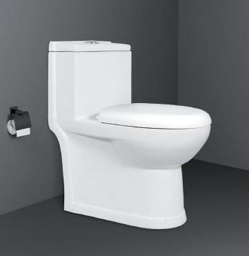 White OPC 17 One Piece Closet, For Toilet Use, Feature : With PP Seat Cover, With UF Seat Cover