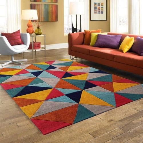 Mix All Hand Tufted Woolen Modern Design Carpet