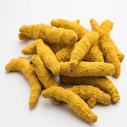 Yellow Whole Dried Turmeric Finger, For Cooking, Shelf Life : 6 Month