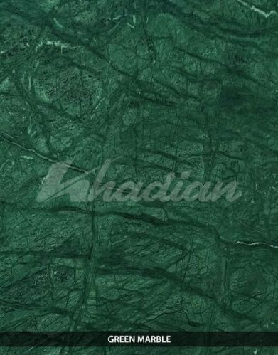 Rectangular Green Marble Slab, For Hotel, Kitchen, Office, Restaurant, Size : All Sizes