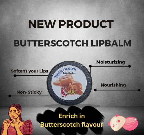 She Paste Butterscotch Lip Balm, Color : Brown