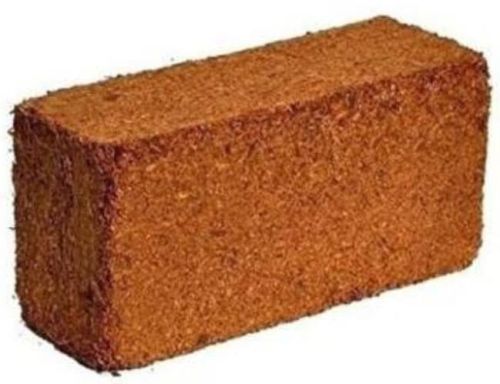 Rectangular Coir Pith Briquette, For Agriculture, Color : Brown