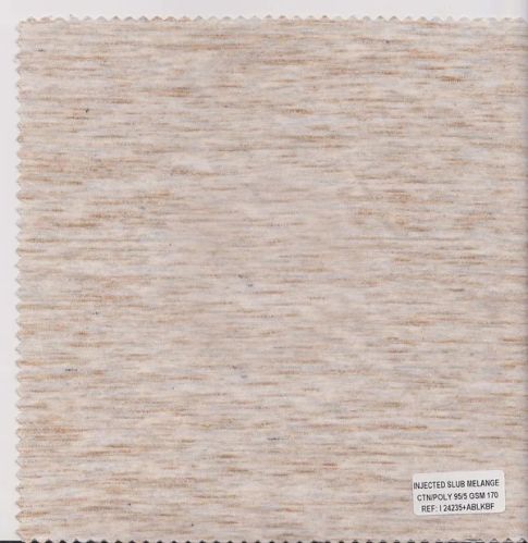 Plain Cotton Polyester Knitted Fabrics, For Garments