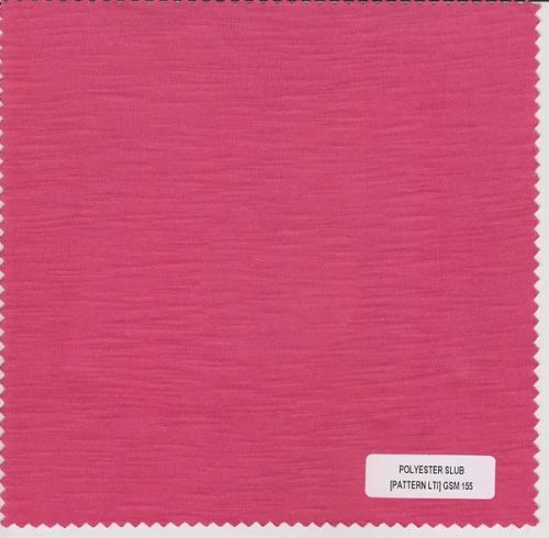 Plain Polyester Slub Knitted Fabrics, For Garments, Fabric Weight : 100-180g/sqm