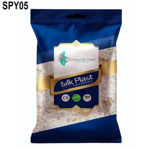Zustina Silk Plast SPY05 Liquid Wallpaper, For Home Office Commercial Area, Color : Crystal Beige Base