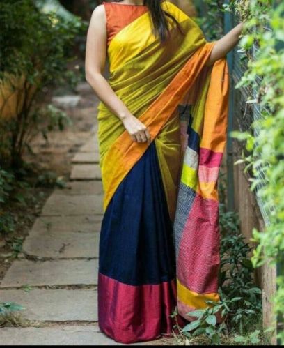 Printed Pure Silk Handloom Saree, Occasion : Casual Wear