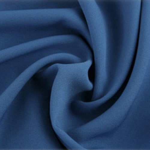 Blue Plain Viscose Fabric, For Garments, Blazer, Packaging Type : Poly Bag