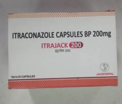 ITRAJACK Itraconazole 200mg Capsule, Prescription/Non Prescription : Prescription