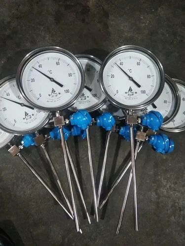 Analog Temperature Gauge With RTD For Industrial