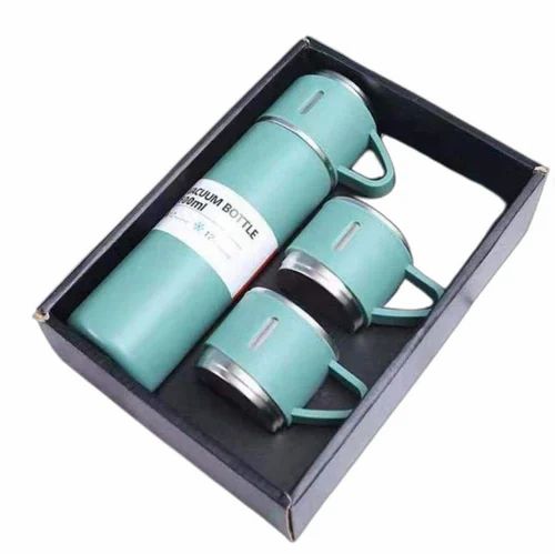 Multicolor Stainless Steel Vacuum Flask Set, Capacity : 500ml