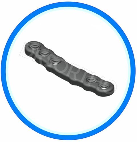 Grey Polished Curved Locked Plate, For Hospital